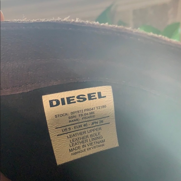 Diesel Brown Suede Boots - Picture 7 of 7